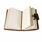 Designs by Deekay Inc. - Leather Journal, Soft w/ Lock (3 x 4.5 in.)