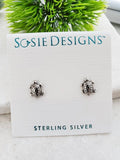 Sosie Designs - Silver Sea Turtle Studs