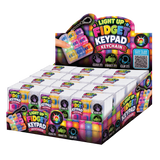 Novelty Brands - Light-Up Fidget LED Keypad Keychain Toy