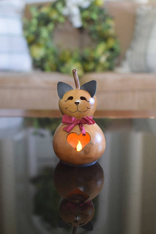 Meadowbrooke Gourds - Katie Cat Miniature Hand-Crafted Gourd