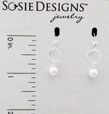 Sosie Designs - Diamond Cut w/Crystal Pearls - White
