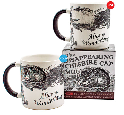 Unemployed Philosophers Guild - Cheshire Cat Heat-Changing Coffee Mug