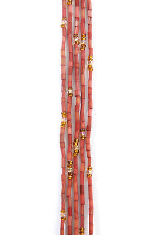 Swahili | AFRICAN MODERN - Set/5 Copper 26" Zulugrass Single Strands from The Leakey Collection