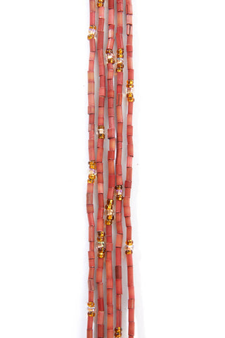 Swahili | AFRICAN MODERN - Copper 26" Zulugrass Single Strands from The Leakey Collection