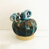 Luke Adams Glass - Wooden Lighted Base: 6
