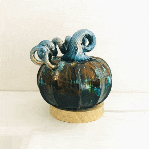 Luke Adams Glass - Wooden Lighted Base: 6
