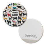 Tipsy Coasters & Gifts - Car Coaster Yes I Really Do Need All These Dogs Colorful