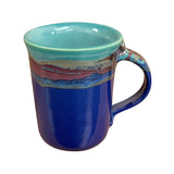 Clay in Motion - Small Mug: Cobalt Canyon