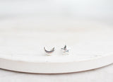 Sosie Designs - ST120 Sterling Silver Moon & Stars Studs