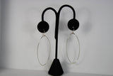 Ken’s handcrafted jewelry - Sterling Silver Earrings X-Large Oval