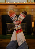Solmate Socks - Cocoa Crew Socks | Sustainably Made Socks: Medium (Women 8 - 10 / Men 7 - 9)