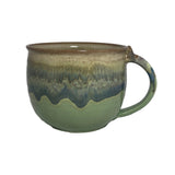 Clay in Motion - Latte Mug: Sandy Beach