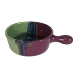 Clay in Motion - Handcrafted Ceramic Soup Mug, Dishwasher Safe: Mocha