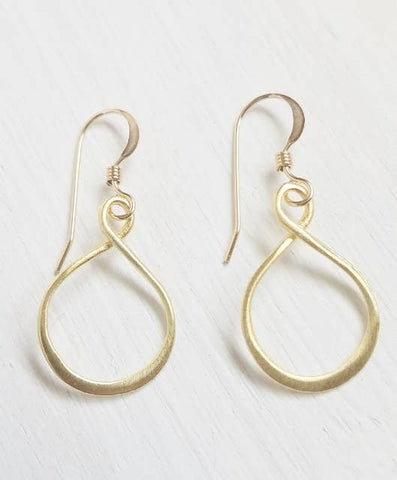 Sosie Designs - #5424 Gold Eternity Earrings *