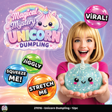 Novelty Brands - Fun Doh Unicorn Mystery Dumpling Squishy Toy - 12/Display: Wholesale Price