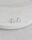 Sosie Designs - Sterling Silver Horseshoe Crystal Stud ST131