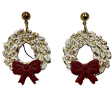 Christmas Wreath Earrings by Barbie