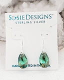 Sosie Designs - Crystal Briolette Earrings - Erinite Shimmer