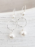 Sosie Designs - Diamond Cut w/Crystal Pearls - White