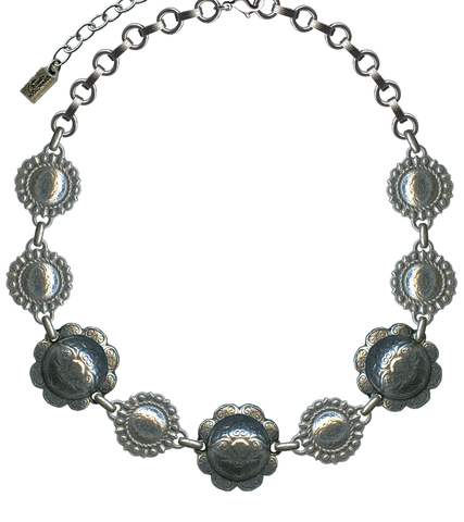 Classic Hardware - Bohemian Cowgirl Flower Concho Necklace