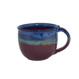 Clay in Motion -  Latte Mug: Ocean Tide