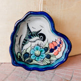 Lucia's Imports - Wild Bird Heart Tapas Trinket Dish
