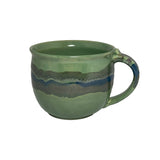 Clay in Motion -  Latte Mug: Ocean Tide