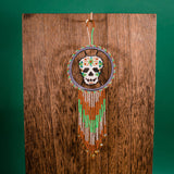 Lucia's Imports - Sugar Skull Skeleton Dream Catcher (Closeout)