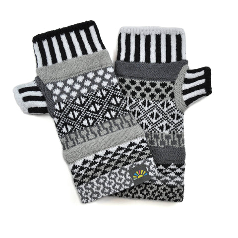 Solmate Socks - Fingerless Mittens: Midnight