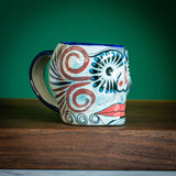 Lucia's Imports - Sugar Skull Skeleton Mug