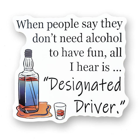 Tipsy Coasters & Gifts - Funny Sticker | Designated driver