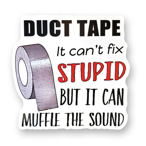 Tipsy Coasters & Gifts - Funny Sticker | Duct tape