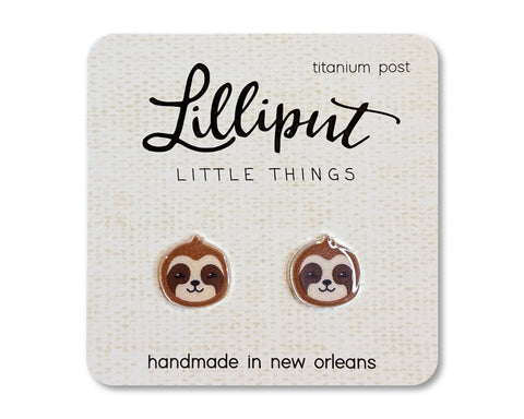 Lilliput Little Things - Sloth Earrings