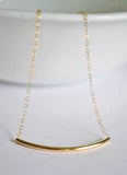 Sosie Designs - Gold-Filled Curved Bar Necklace