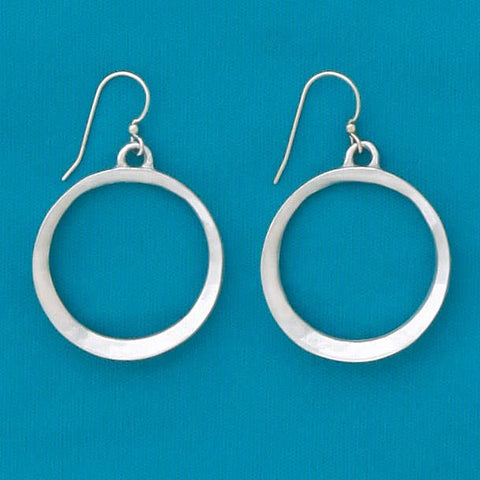 Basic Spirit - Indent Hoop Earrings