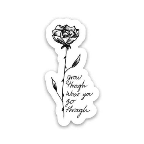 Big Moods - Grow Through What You Go Through Sticker