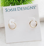 Sosie Designs - #ST502 Gold-Filled Tiny Endless Huggie Hoops