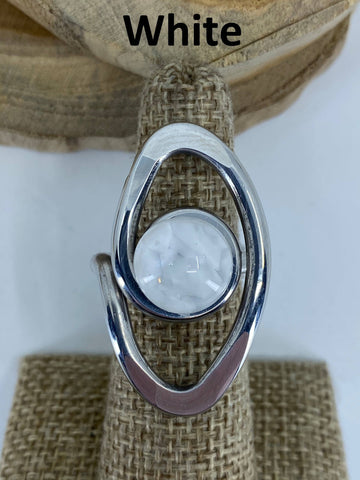Open Eye Ring: White