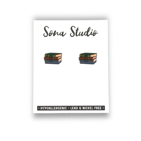 Sona Studio - Book Earrings