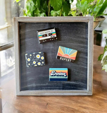 Mad River - Williamsport PA  Ceramic Tile Magnet with  your: Cassette Tape