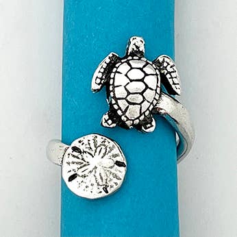 Basic Spirit - Sea Turtle Adjustable Ring