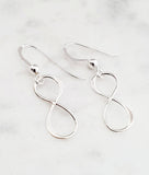 Sosie Designs - Silver Infinity Earrings