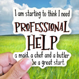 Tipsy Coasters & Gifts - Funny Sticker | Professional help
