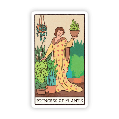 Big Moods - "Princess of Plants" Tarot Card Sticker