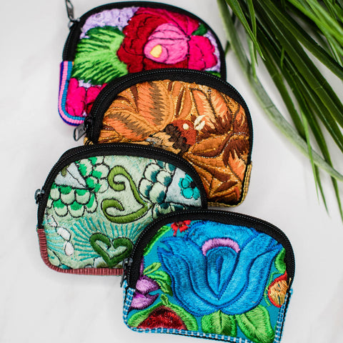 Lucia's Imports - Mini Upcycled Coin Bag