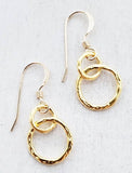 Sosie Designs - Gold Organic Ringlet Earrings