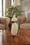 Meadowbrooke Gourds - Jake Ghost Medium Tall Lit Handcrafted Gourd