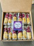 Picki Nicki - White Sage w/ Dried Rose Petals Smudge Sticks in Bulk