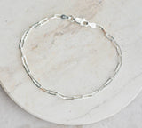 Sosie Designs - Sterling Silver Paperclip Bracelet