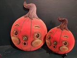 Johanna Parker Cone Nose Pumpkin Wood Cutout: 10x8